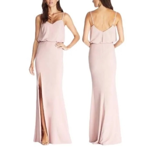 Dress the Population Dresses & Skirts - Dress the Population Gracelyn - Blush Maxi Dress